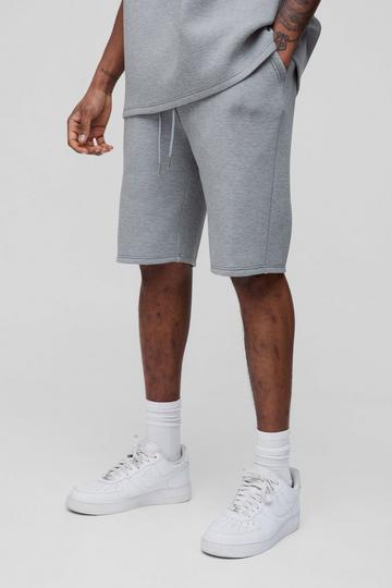 Tall Baggy Mergel Scuba Shorts charcoal