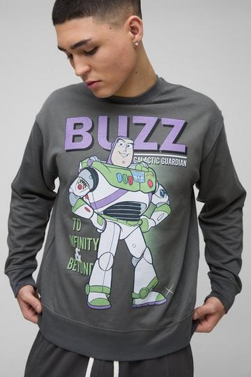 Charcoal Grey Toy Story Buzz License Print Sweatshirt