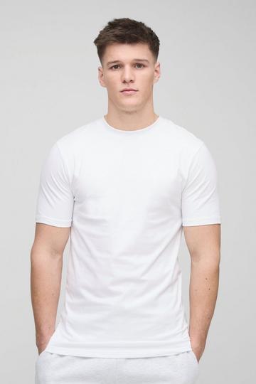 Tall Basic Muscle Fit T-shirt white