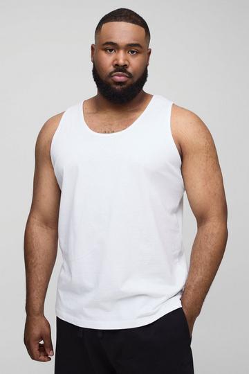 Plus Basic Vest white