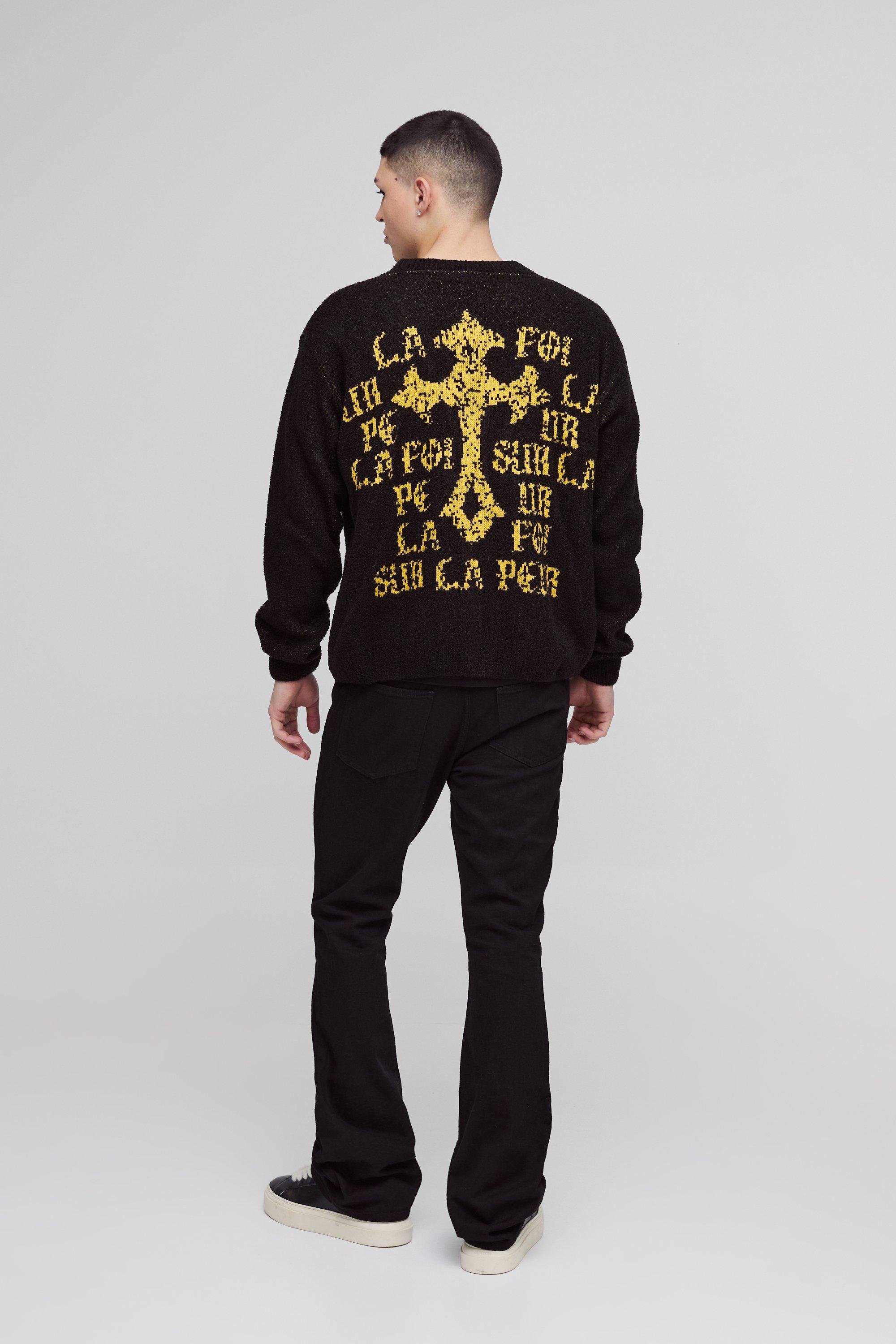 boohoo BOXY CROSS クロス ニット カーディガン 2色 boohoo BOXY CROSS クロス ニット カーディガン 2色