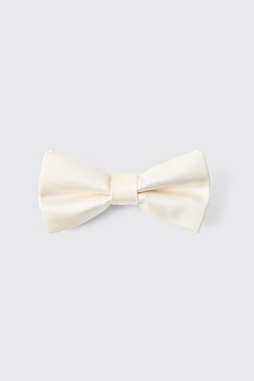 Satin Bow Tie white