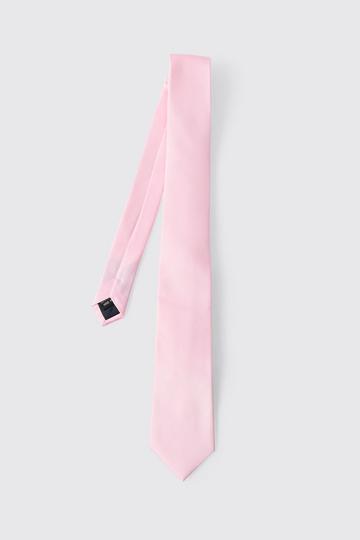 Satin Pink Tie pink