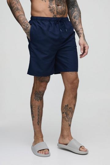 Tall Middellange Zwembroek navy