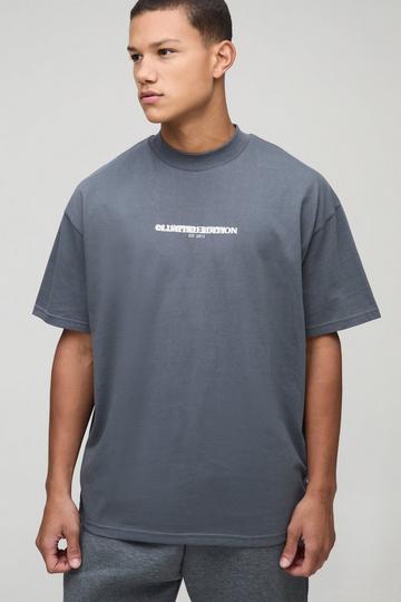 Grey Oversized Limited Heavyweight T-shirt