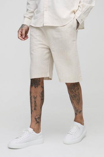 Tall Linen Relaxed Fit Shorts natural