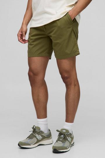 Relaxed Fit Chino Shorts in Khaki khaki