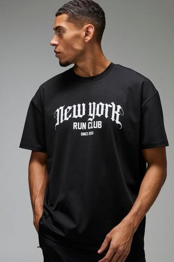 Man Active New York Run Club black