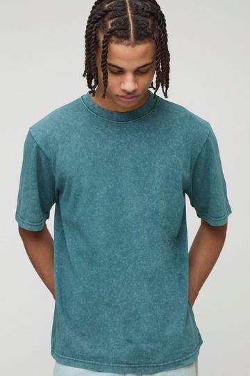 Gebleekt T-Shirt green