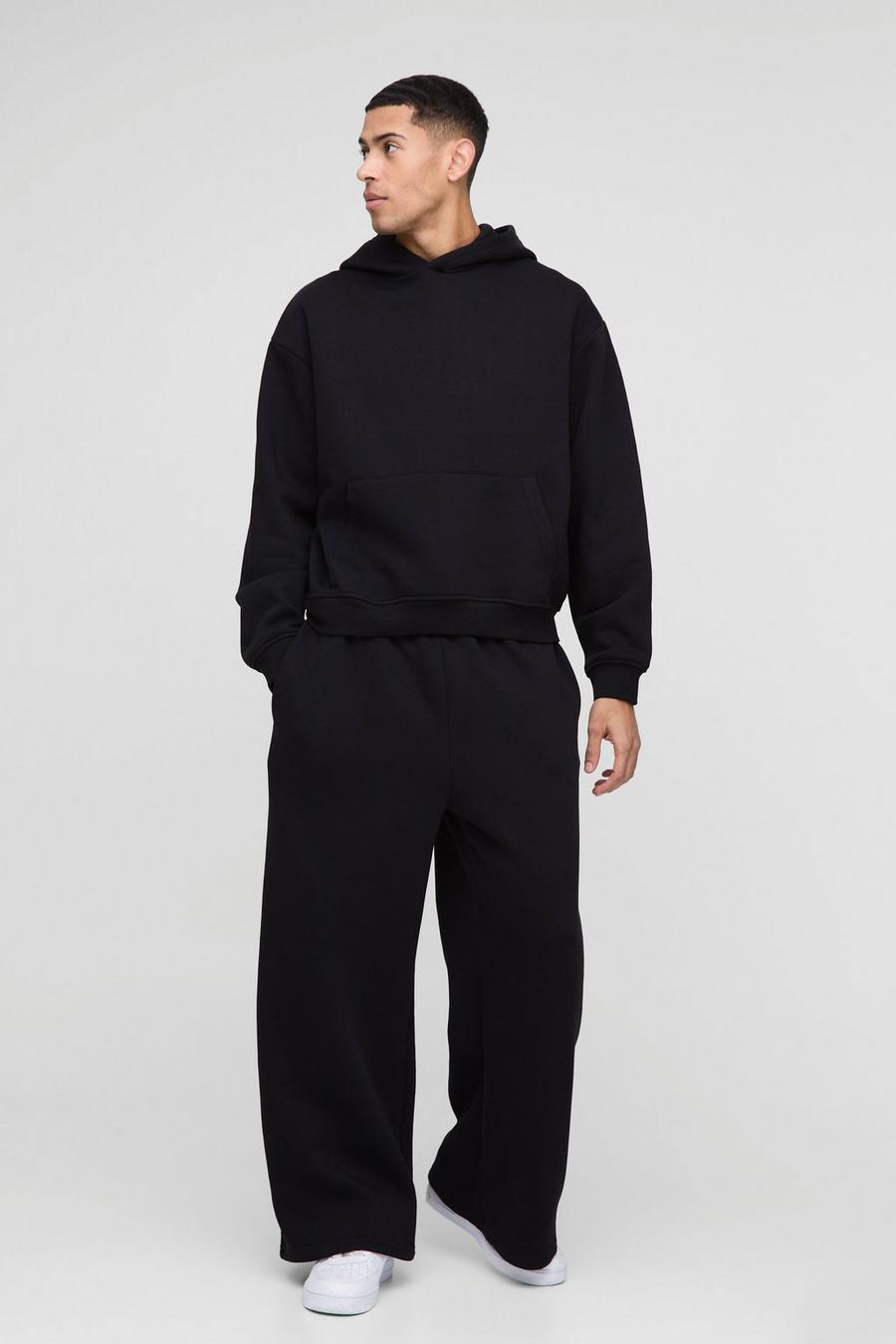 330gsm Oversized Boxy Hooded Wide Leg Tracksuit | boohoo 330gsm Oversized Boxy Hooded Wide Leg Tracksuit | boohoo