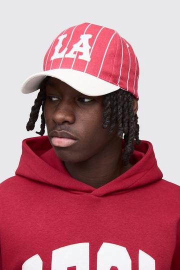 LA Trucker Cap red