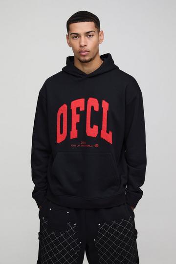 Oversized OFCL Hoodie black