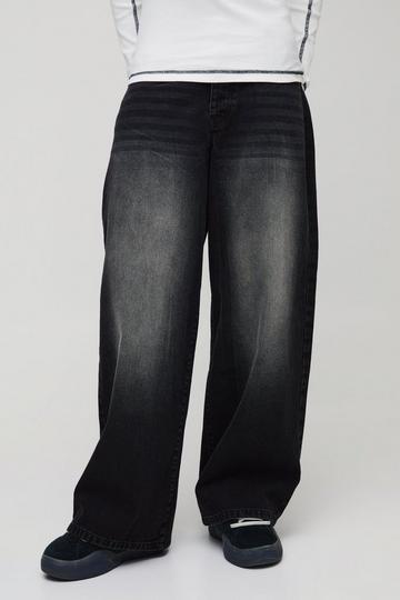 Parachute Extreme Washed Woven Tab Jeans washed black