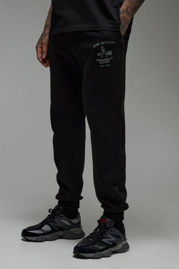 Tall Man Active Body Building Club Regular Fit Jogger black