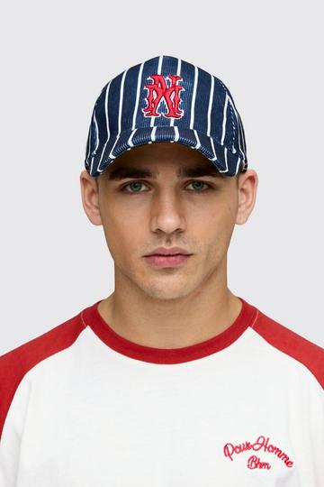 Cord Stripped Hat ecru