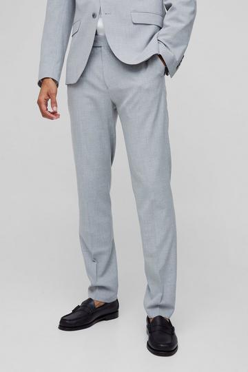 Skinny Grey Suit Trousers grey