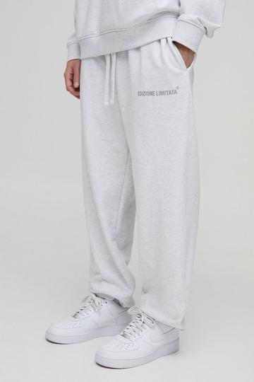 Baggy Edizione Limitata Heavyweight Joggers grey marl
