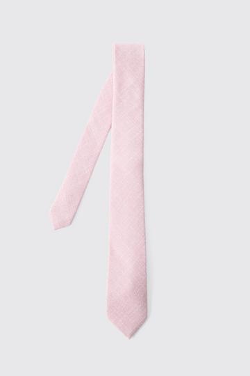 Textured Formal Tie pink