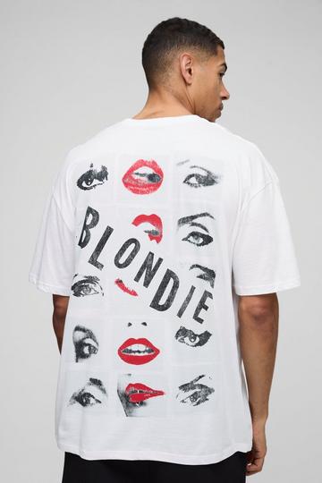 Oversized Blondie License T-Shirt white