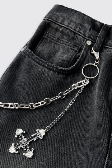 Cross Jean Chain In Silver silver