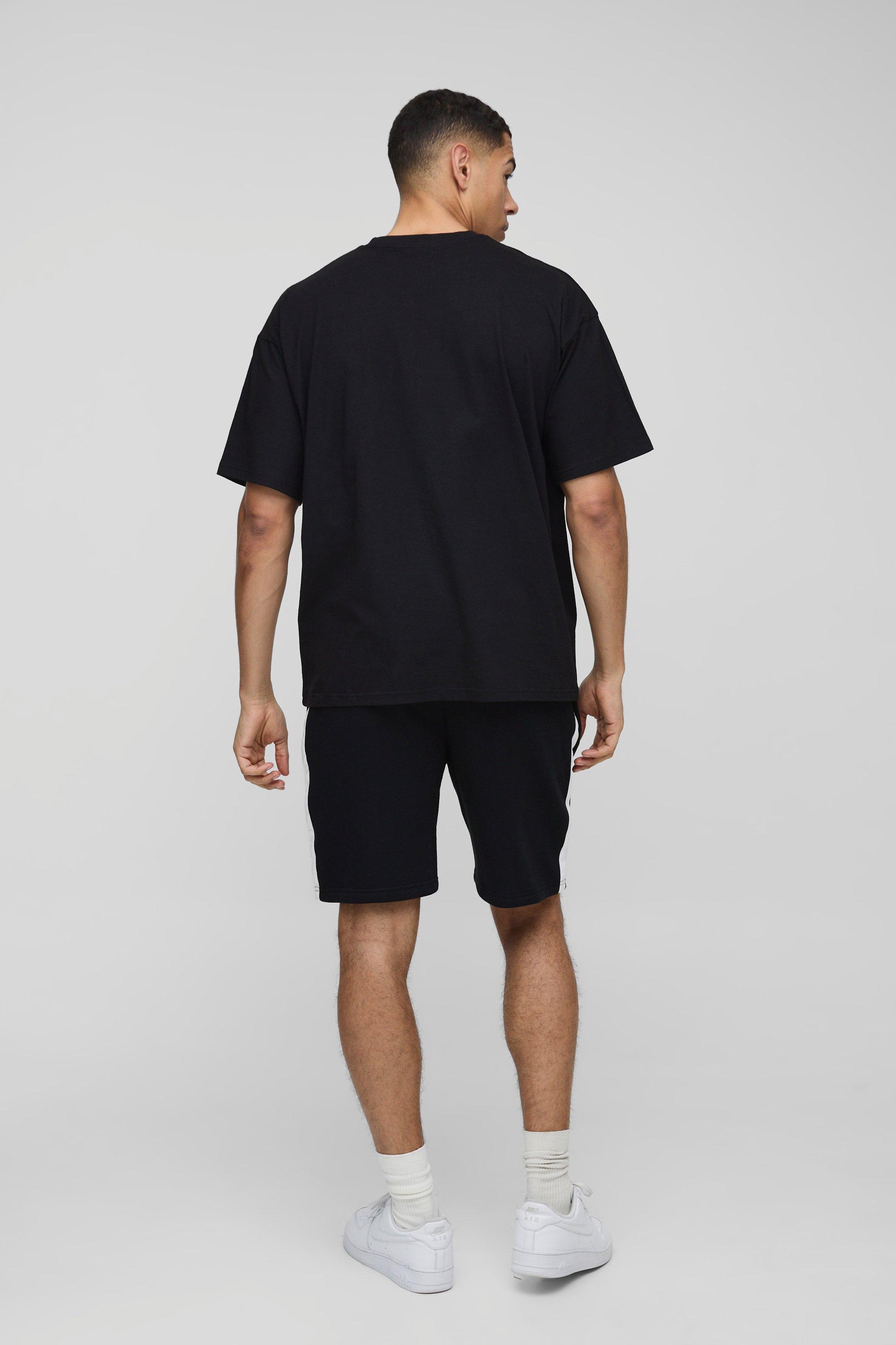 Oversized Homme T-Shirt & Short Set | boohoo NO