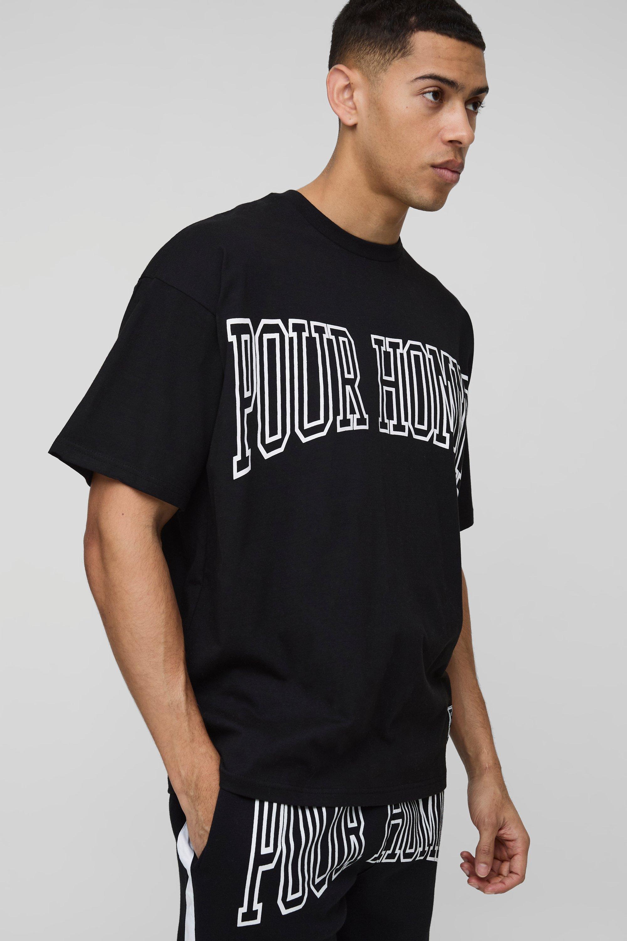 【boohoo】MAN Oversized Homme T-Shirt & Short Set Oversized Homme T-Shirt & Short Set | boohoo NO