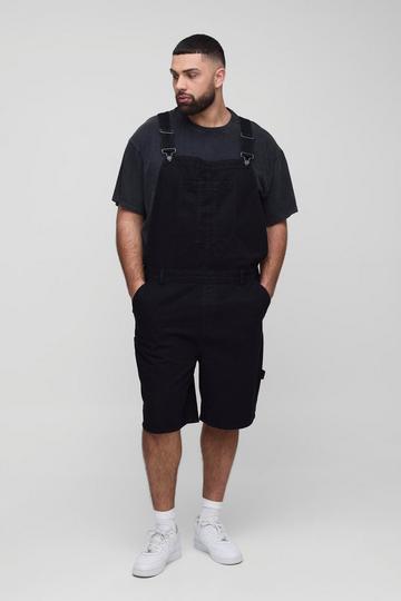 Plus Korte Baggy Tuinbroek black