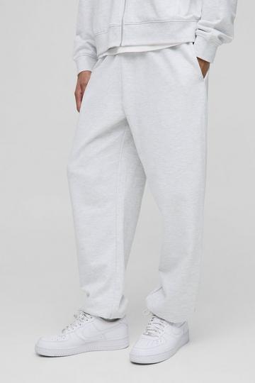 Oversized Fit Basic Lightweight Jogger grey marl