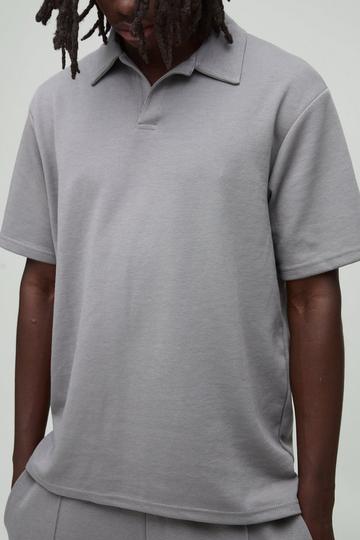 Regular Fit Short Sleeve Smart Polo grey