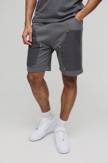 Relaxed Carpenter Shorts charcoal