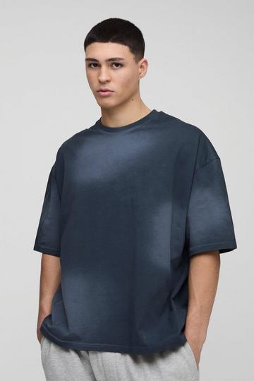 Oversized Spray Wash T-Shirt charcoal