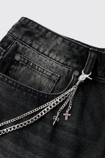 Cross Jean Chain silver