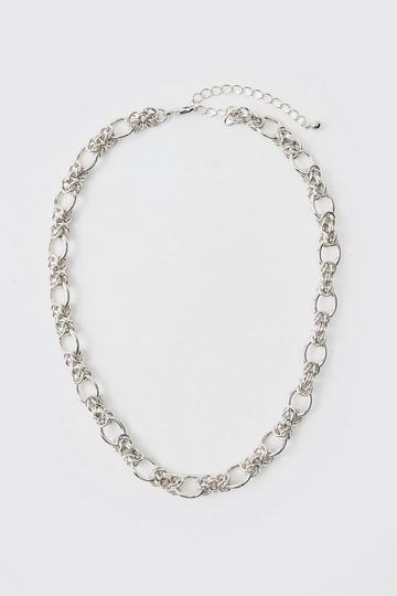 Prikkeldraad Ketting silver