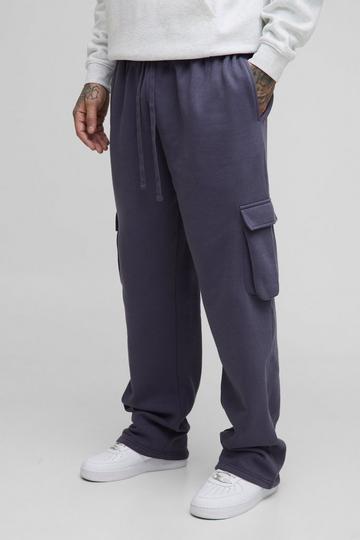 Tall Oversized Cargo Joggers slate grey