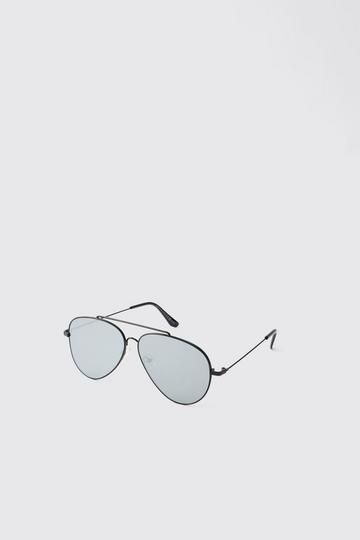 Black Aviator Sunglasses black