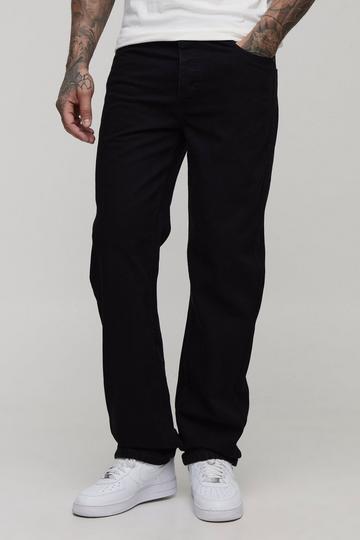 Tall Straight Rigid Jeans true black