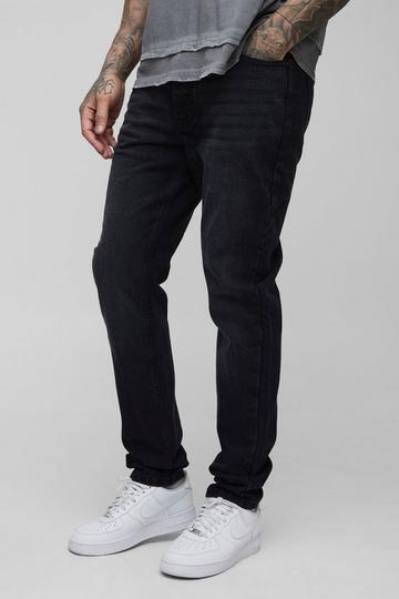 Tall Slim Rigid Jeans washed black