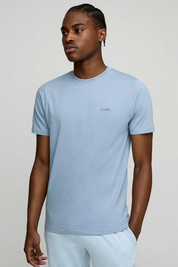 MENS. Basic Slim Fit T-Shirt powder blue