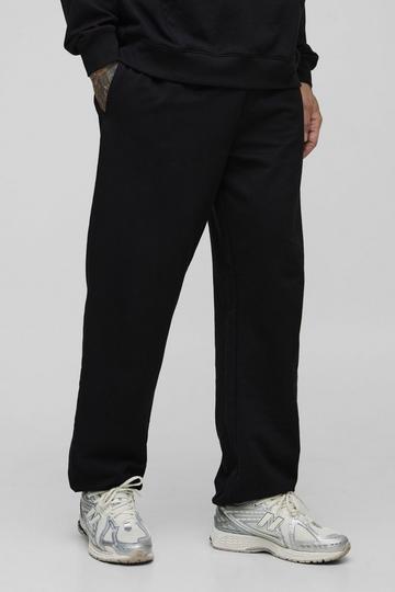 Tall 260GSM Loopback Oversized Fit Basic Joggers black