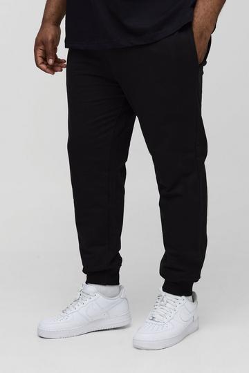 Plus Basic Skinny Fit Joggingbroek black