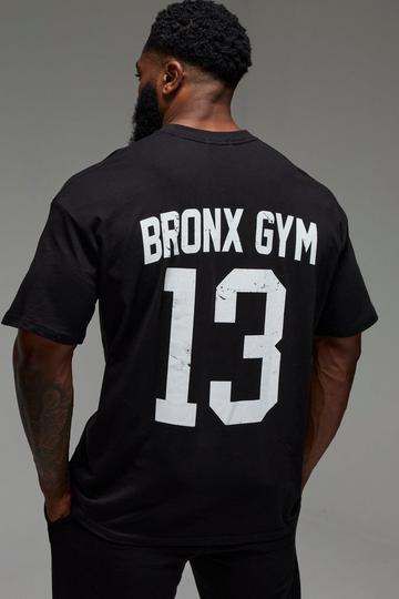 Man Active Bronx Gym Oversized T-shirt black