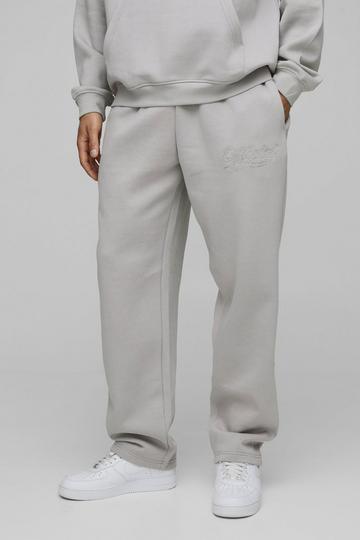 Baggy Official Contrast Stitch Jogger light grey