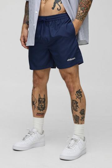 Official Man Middellange Zwembroek navy
