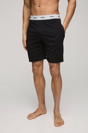 Black MAN Loungewear Short