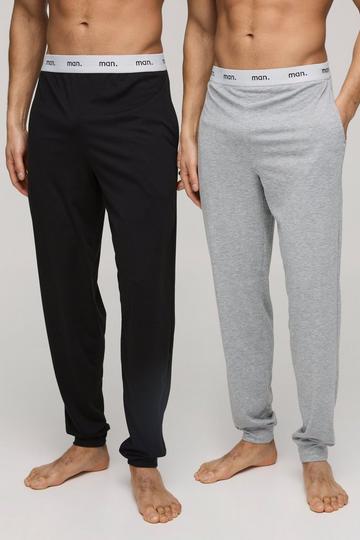 Man Loungewear Joggingbroeken (2 Stuks) multi