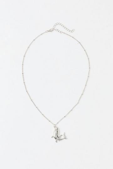Zilveren Haaien Ketting silver