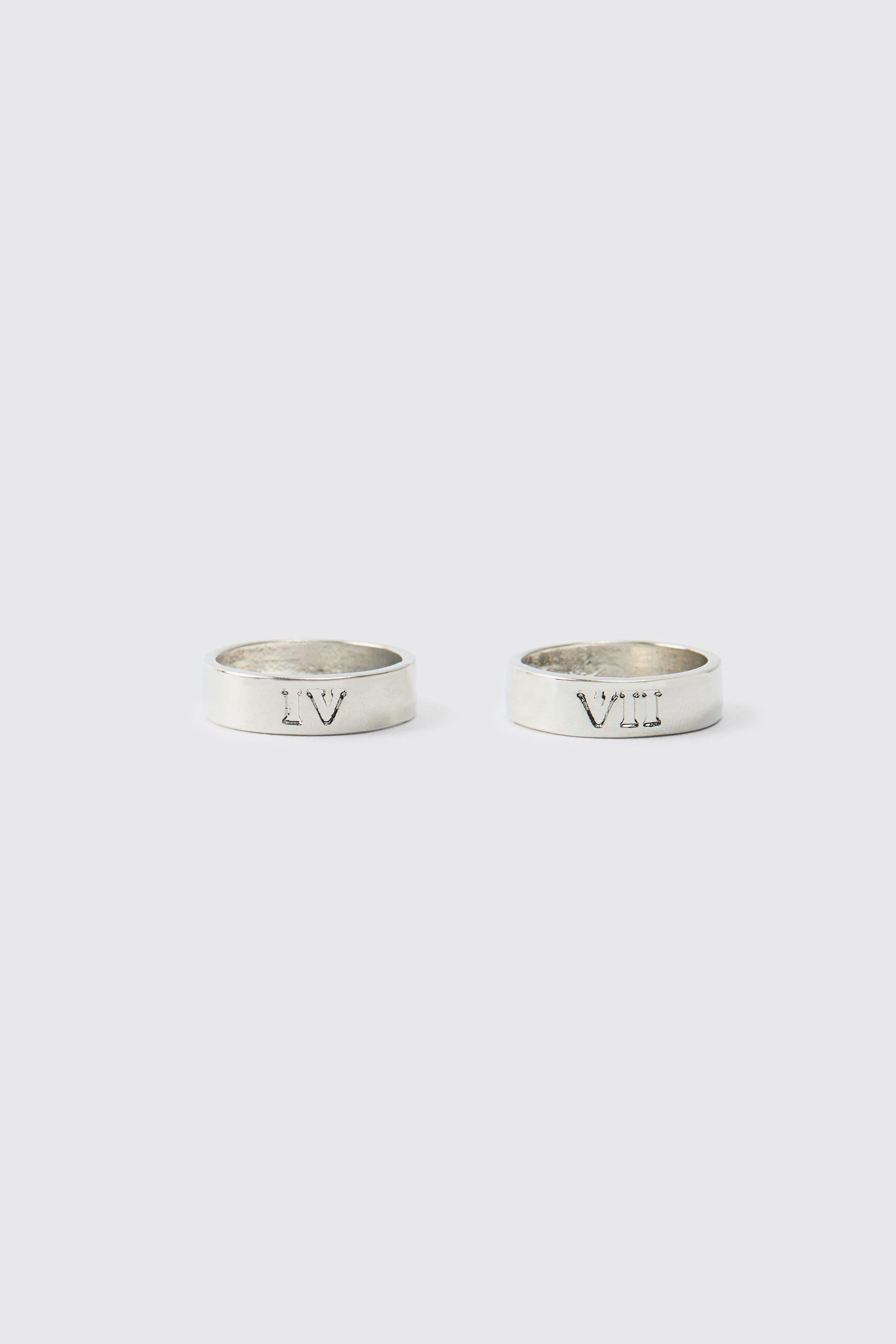Silver Ring 2 Pack | boohoo USA