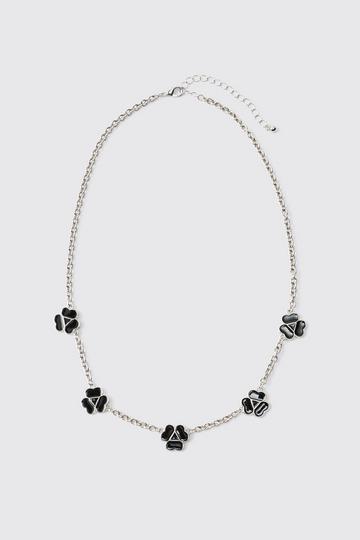 Zilveren Klavertje Ketting silver