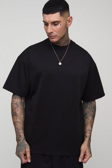 Tall Oversized Scuba T-Shirt black
