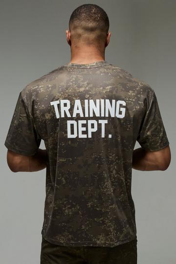 Training Dept Oversized Camo T-Shirt multi